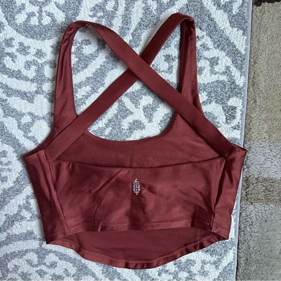 FP Movement by Free People Tops - NWOT FP Movement - Free People shine halter cross back sports bra - size small